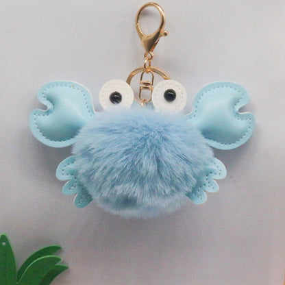 Cartoon Cute Crab Keychain Pendant