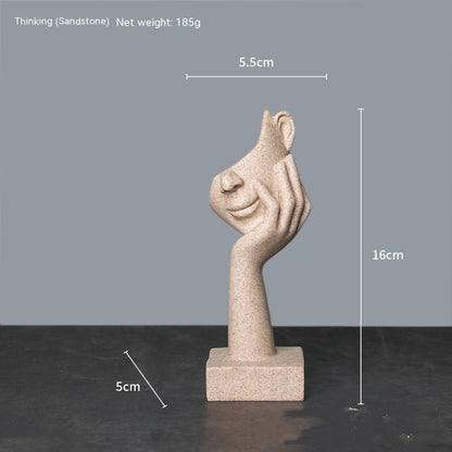 Büro-Wohnzimmer-Skulpturen