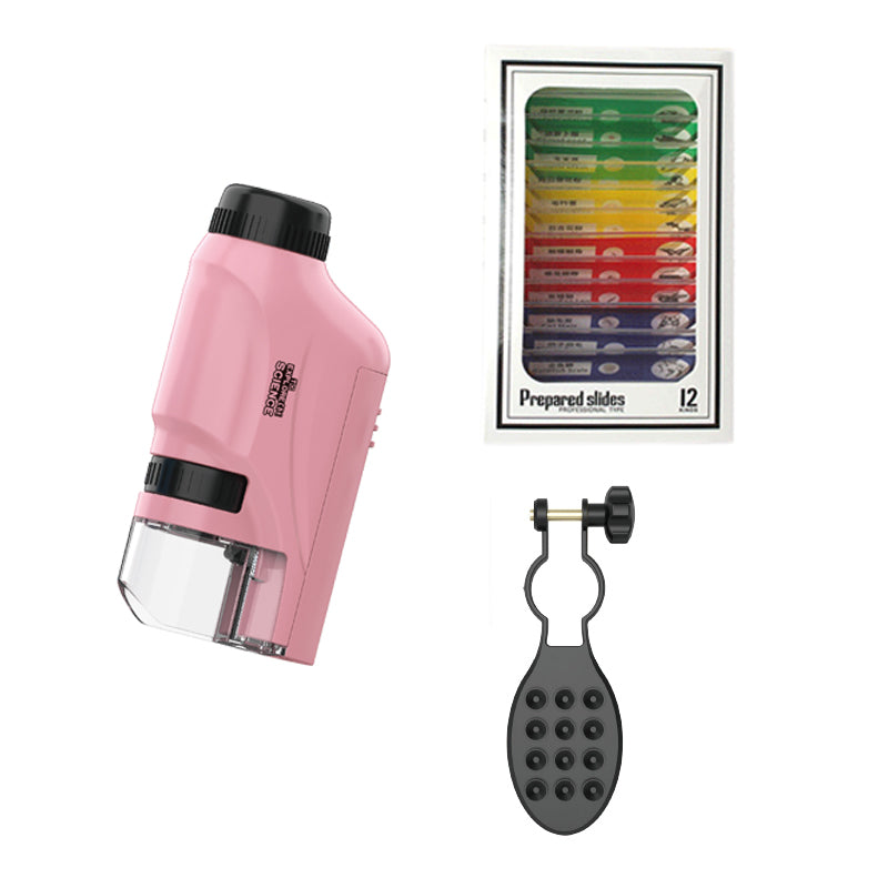 Children's Portable Optical Handheld Microscope Toy Mini Creature