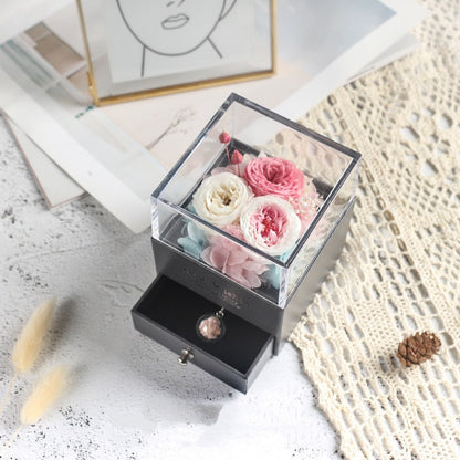 Eve Valentine's Day Eternal Flowers Gift Box Ornaments