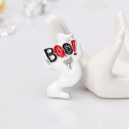 Wild And Funny Personality Exaggerated Ghost Brooch