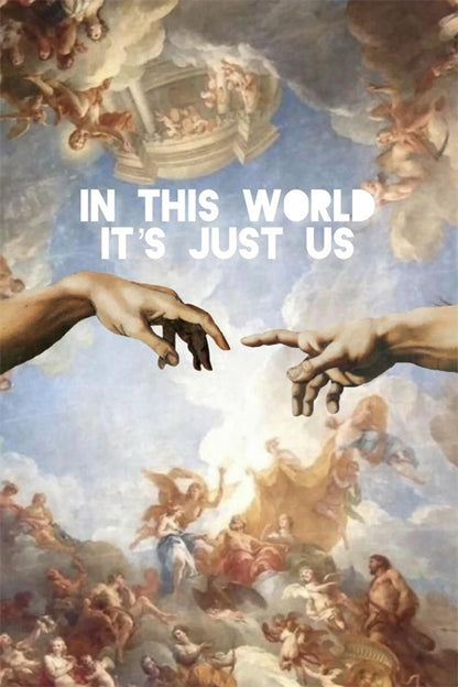 Living Room Decorated Canvas Painting