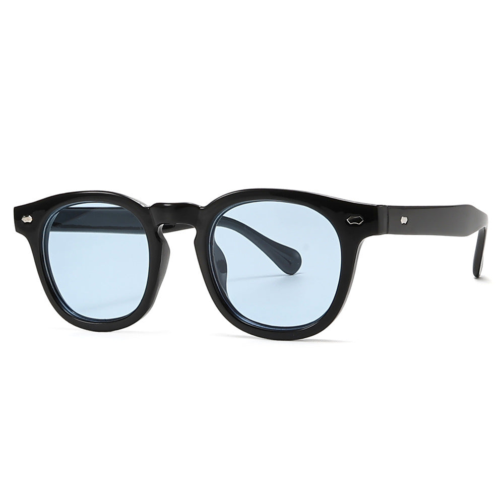 New Simple Sunglasses Round Rim Sunglasses