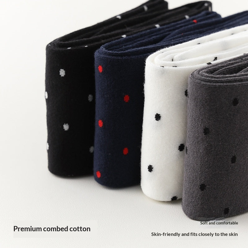 Women's Knee-high Casual Polka-dot Stockings