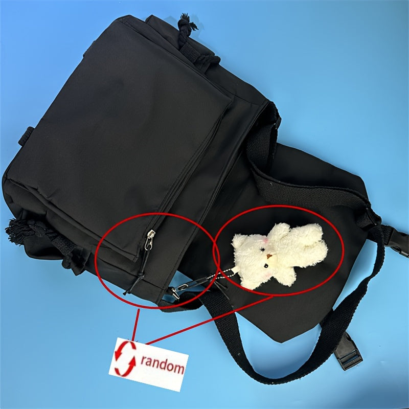 Premium Nylon Crossbody Messenger Bag - Large Capacity Shoulder Bag for Women & Men | Harajuku Style