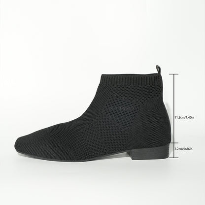 Plus Size Women's Boots Middle Tube Pointed Ankle Boots
