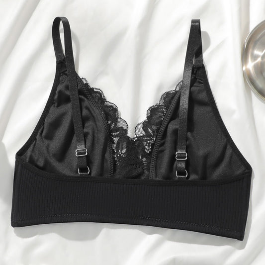 Spicy Girl Deep V Backless Low-cut Triangle Cup Unlined