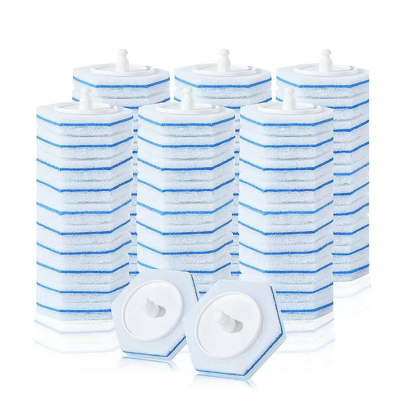 Simple Household Disposable Toilet Brush Sponge Head