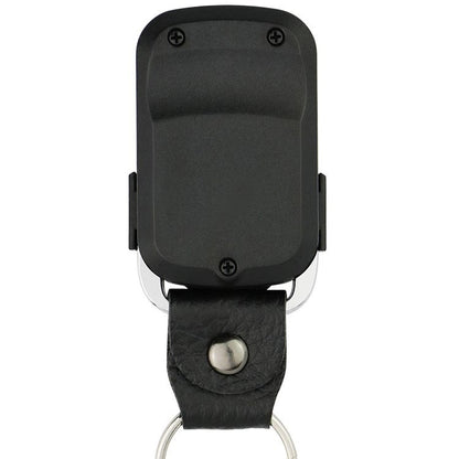 Metal Copy Leather Ring Remote Control Garage Door Wireless Remote Control