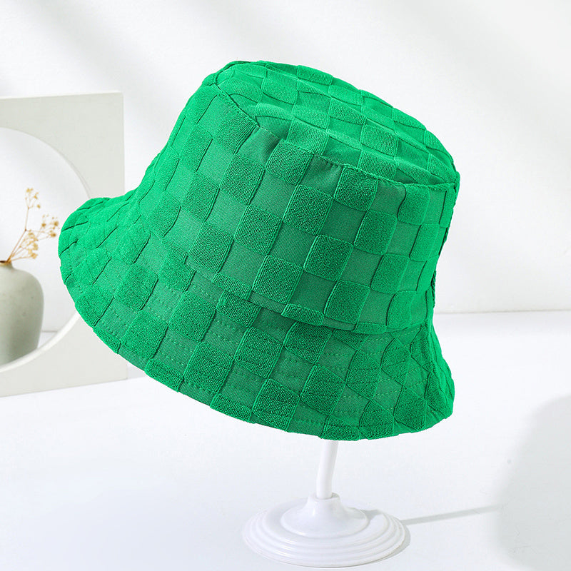 Premium Plaid Bucket Hat - Unisex Trendy Fisherman Cap | Breathable Cotton Casual Hat for Men & Women