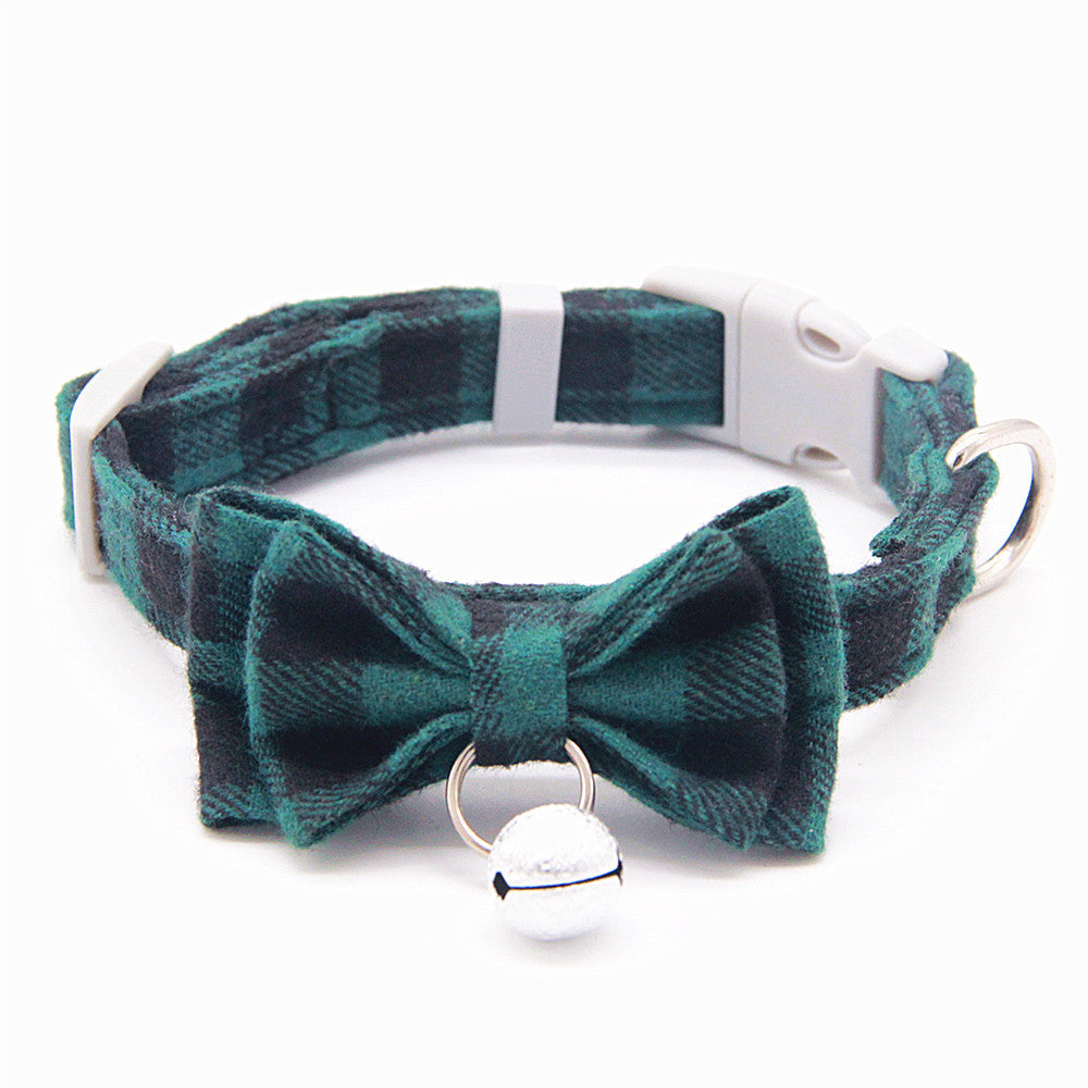 Cat Bell Collar Butterfly Bow Tie Pet Outing Optional Hand Holding Rope