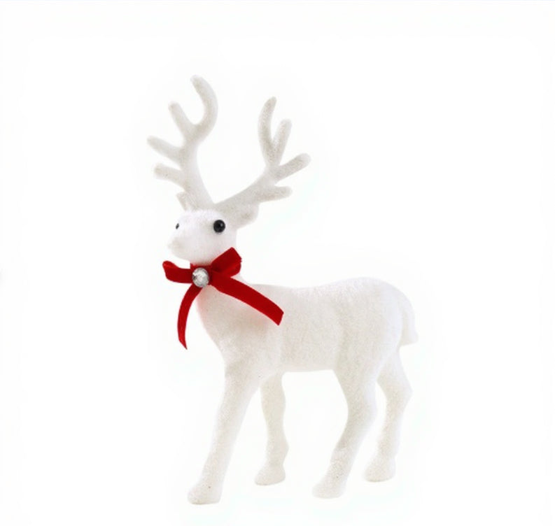 Plush Moose Toy Christmas Deer Decoration Doll
