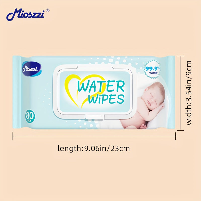 160-960 Count Baby Wet Wipes 99.9% EDI Pure Water No Fluorescent Agent Zero Additives For Sensitive Skin Newborn Can Use Aloe Vera Extrat Take Care Of Baby Skin Clean Baby Hand & Mouth Water Wipes Kids Cleansing Wipes Large P