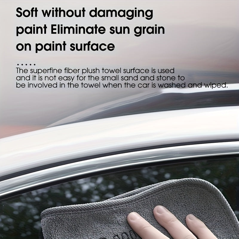 Supreme Microfiber Car Wash Towel - Double-Sided, Super Absorbent, No Shedding, Extra Thick for Professional-Grade Car Care