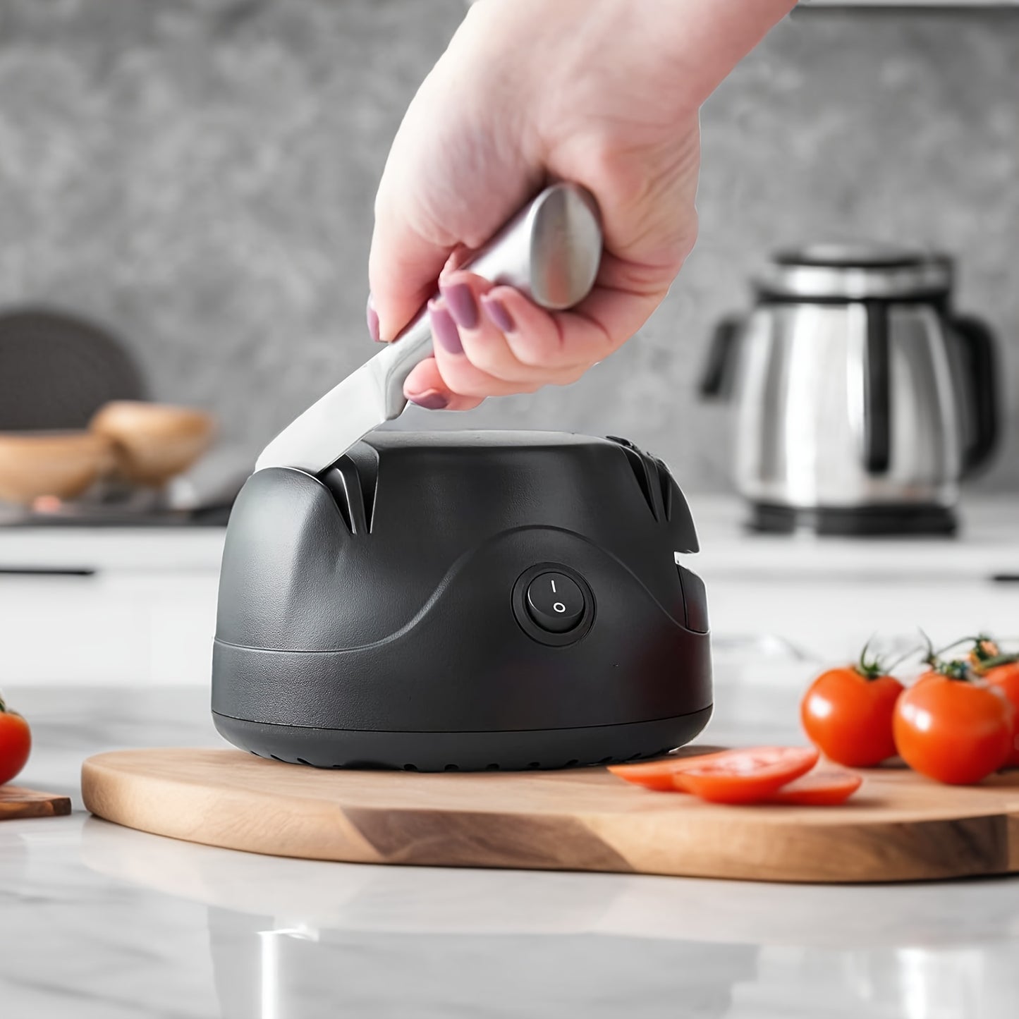 Professional Electric Knife Sharpener - 4-Stage Sharpening System by WANVOAPLS