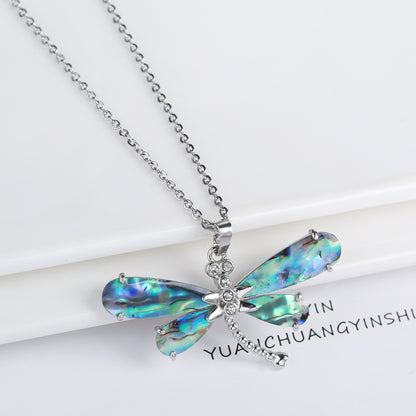 European And American New Inlaid Abalone Shell Pendant