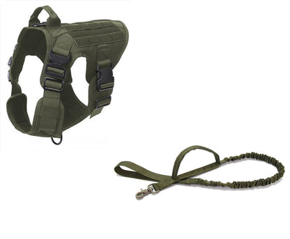 Tactical Dog Seat Belts, Military Adjustable Vest Seat Belts German Shepherd S Tension Free Metal Double Hook Seat Belts Labrador In Training  Walking