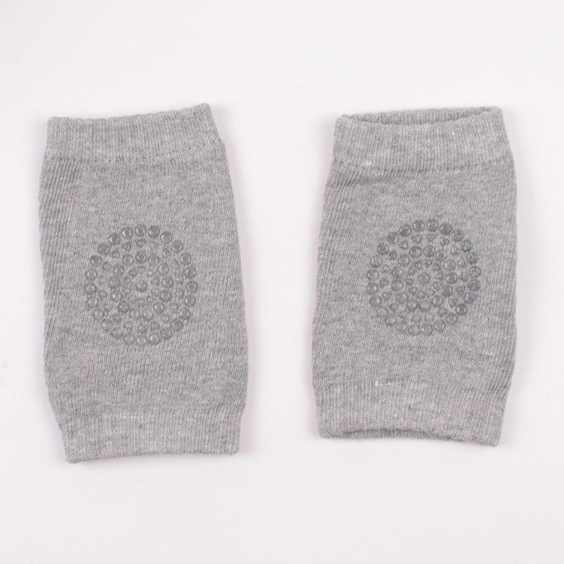 A Pair Four Seasons Fur Ring Baby Leg Protector, Elbow Toddler Crawling Baby Happy Face Knee Brace Non-slip Socks, Adjustable Elastic Neutral, As Halloween, Chrismas Gift