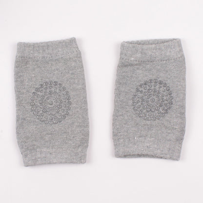 A Pair Four Seasons Fur Ring Baby Leg Protector, Elbow Toddler Crawling Baby Happy Face Knee Brace Non-slip Socks, Adjustable Elastic Neutral, As Halloween, Chrismas Gift