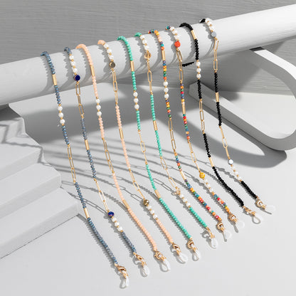 Colorful Chain Mask Chain, Fashionable Anti-loss Glasses Lanyard