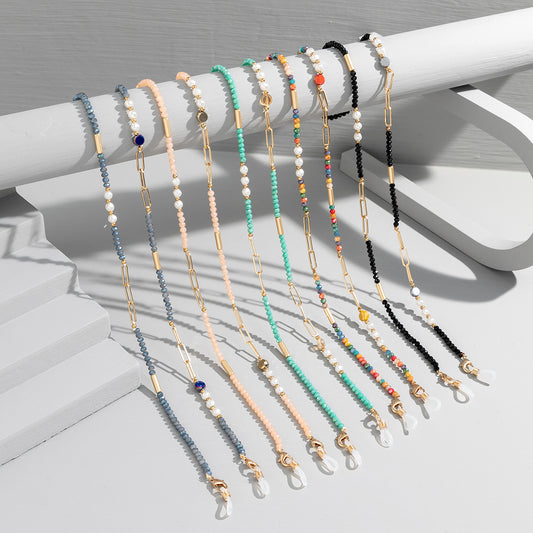 Colorful Chain Mask Chain, Fashionable Anti-loss Glasses Lanyard