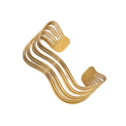 European And American Geometric Line Simple Cold Style Bracelet