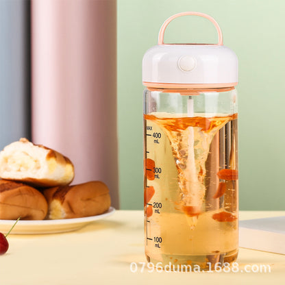 Automatischer, wiederaufladbarer, tragbarer und leiser Milchshake-Becher mit Auslaufschutz – ideal zum Mixen von Milchprodukten.