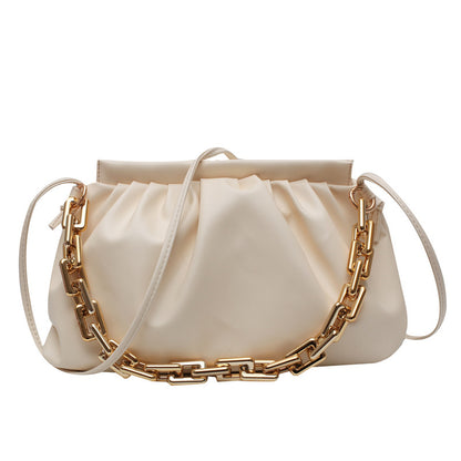 Thick Chain Cloud Portable Shoulder Underarm Bag