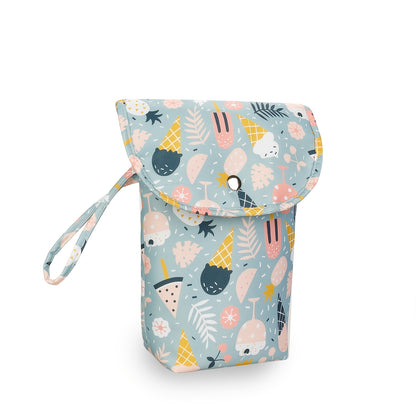 [Portable Diaper Storage for Youngsters] Portable Diaper Storage Bag for Youngsters - Durable Polyester, Ideal for Diapers & Wet Wipes