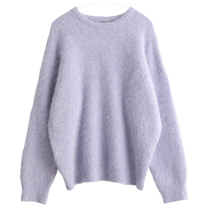 Women's Red Alpaca Wool Pullover Sweater, Soft And Cozy Knit Top Year Wear