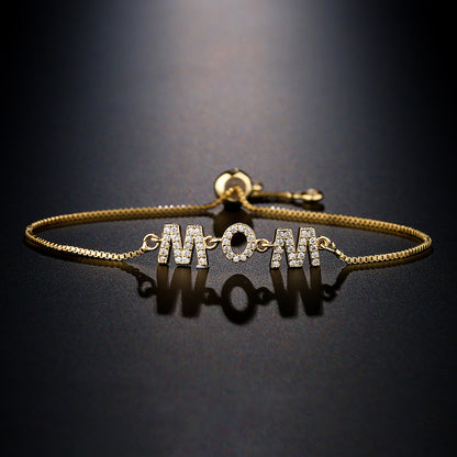 Mother's Day Gift Copper Micro-Set Zircon Bracelet
