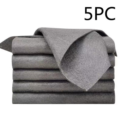 Premium Microfiber Glass Cleaning Cloth - Streak-Free Mirror & Window Cleaner - Water Absorbent Magic Wipe