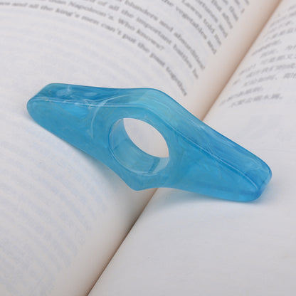 Premium Resin Bookmark Book Stand - Creative Thumb Reading Aid & Page Holder