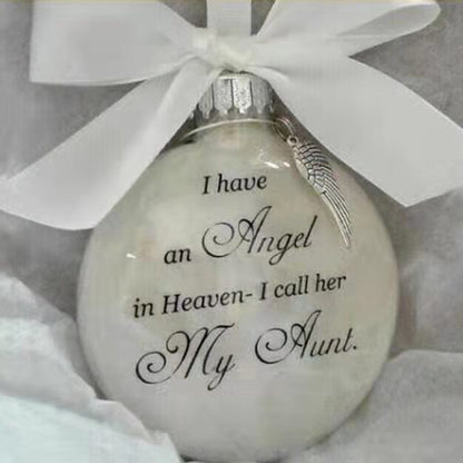 Angel In Heaven Badminton Plastic Ball Ornament Christmas Tree Pendant