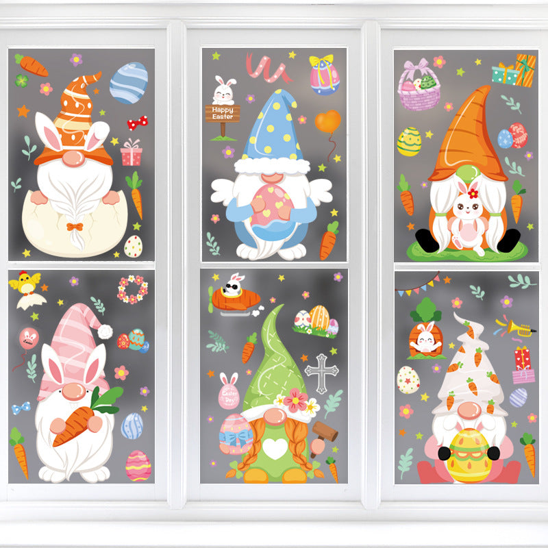 Cute Cartoon Easter Bunny Stickers