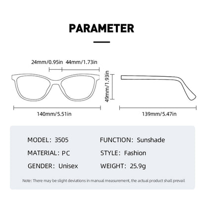 New Simple Sunglasses Round Rim Sunglasses