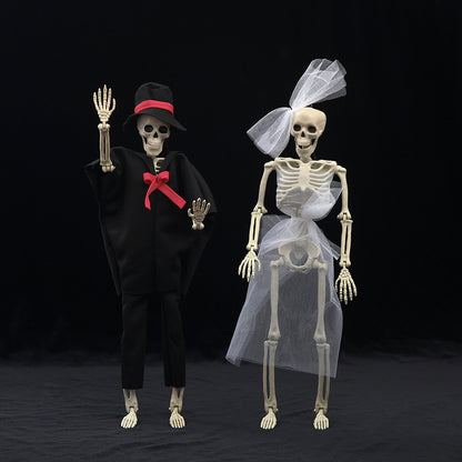 Halloween Skull Fish Skeleton Hanger 80cm - Realistic Spooky Decoration