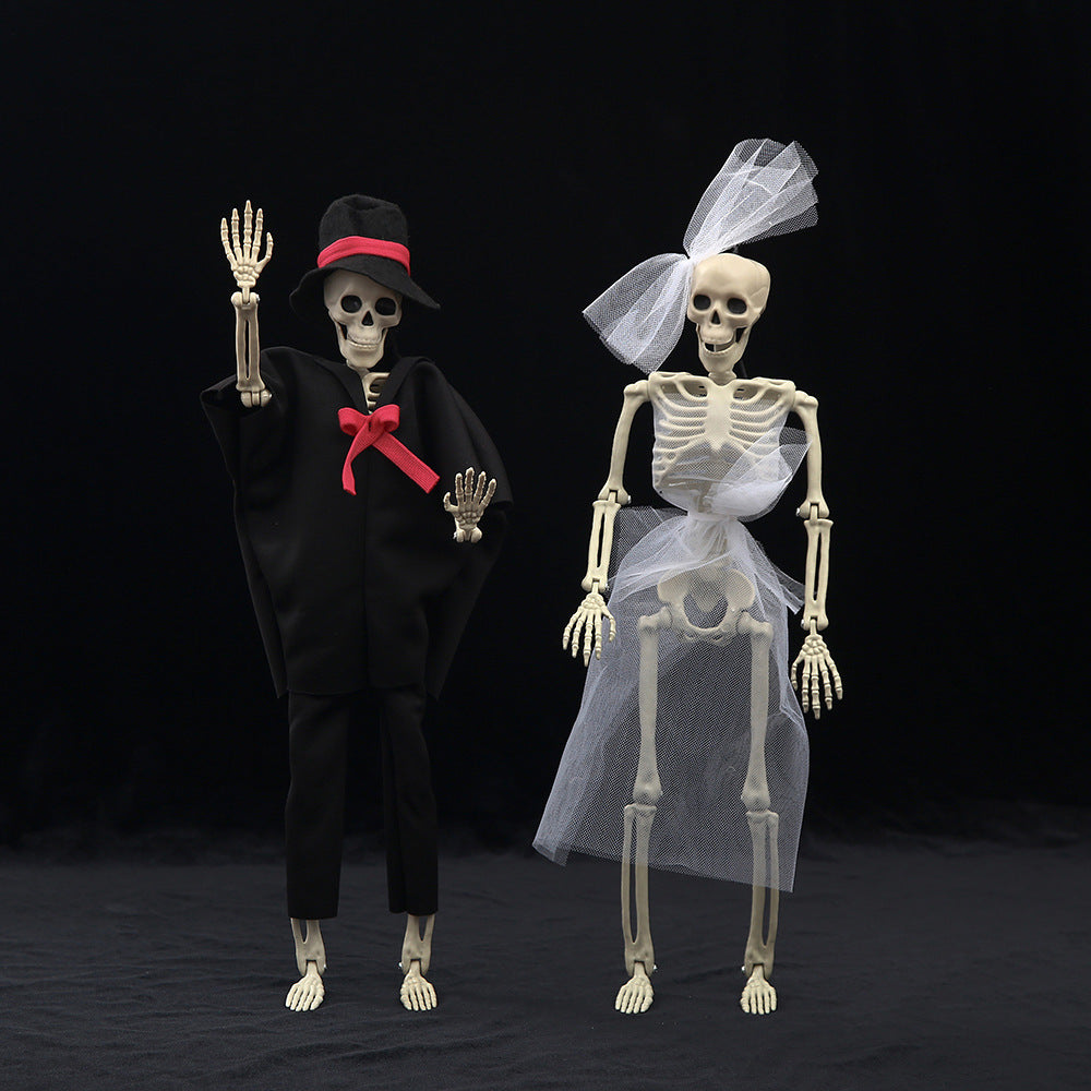 Halloween Skull Fish Skeleton Hanger 80cm - Realistic Spooky Decoration