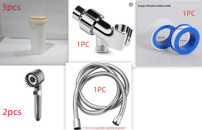 Snowflake Spray Filter Purified Water Pressurized Showerhead Nozzle