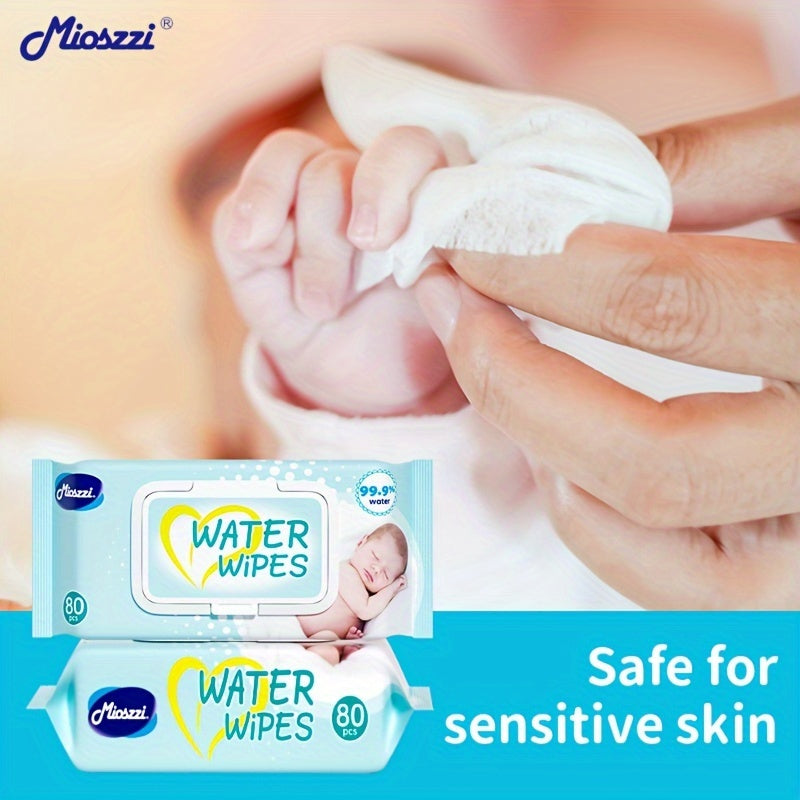 160-960 Count Baby Wet Wipes 99.9% EDI Pure Water No Fluorescent Agent Zero Additives For Sensitive Skin Newborn Can Use Aloe Vera Extrat Take Care Of Baby Skin Clean Baby Hand & Mouth Water Wipes Kids Cleansing Wipes Large P
