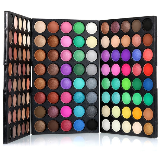 POPFEEL Mini Eyeshadow Palette - 19+ Colors Professional Glitter Eye Shadow Set for Festivals & Events