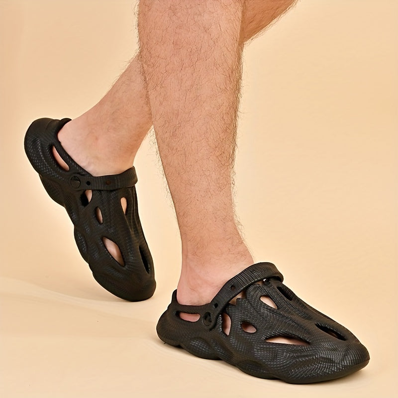 Men's Lightweight EVA Foam Clogs - Anti-Slip Quick Dry Slides for Beach, Pool & Outdoor