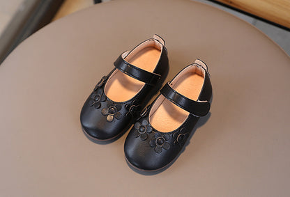 3D Floral Mary Jane Flats - Ultra-Soft, Slip-Resistant, Lightweight, Breathable, Easy-On Shoes for Girls - Comfortable and Stylish Footwear