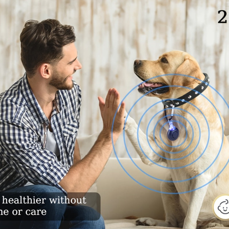 1pc Pet Repellent, Ultrasonic Repellent Ticks, Fleas, Nematodes, Cats And Dogs Outside The Body To Prevent Insects, Take Care Of Pet To Prevent Pests, With Its Mother No Longer Object To My Pet, With Its Own Safety Warning Ni