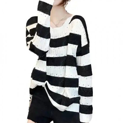 Women's Plus-Size Winter Knitted Sweater