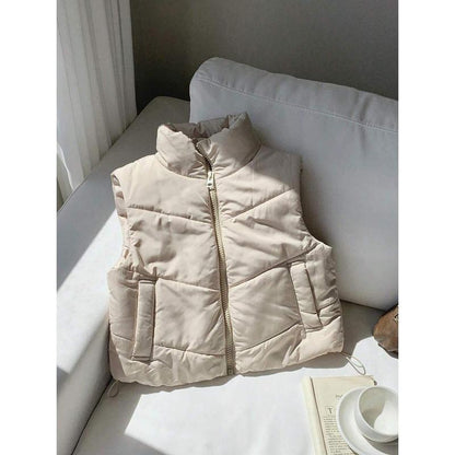 Double-sided Zipper Button Corduroy Drawstring Jacket