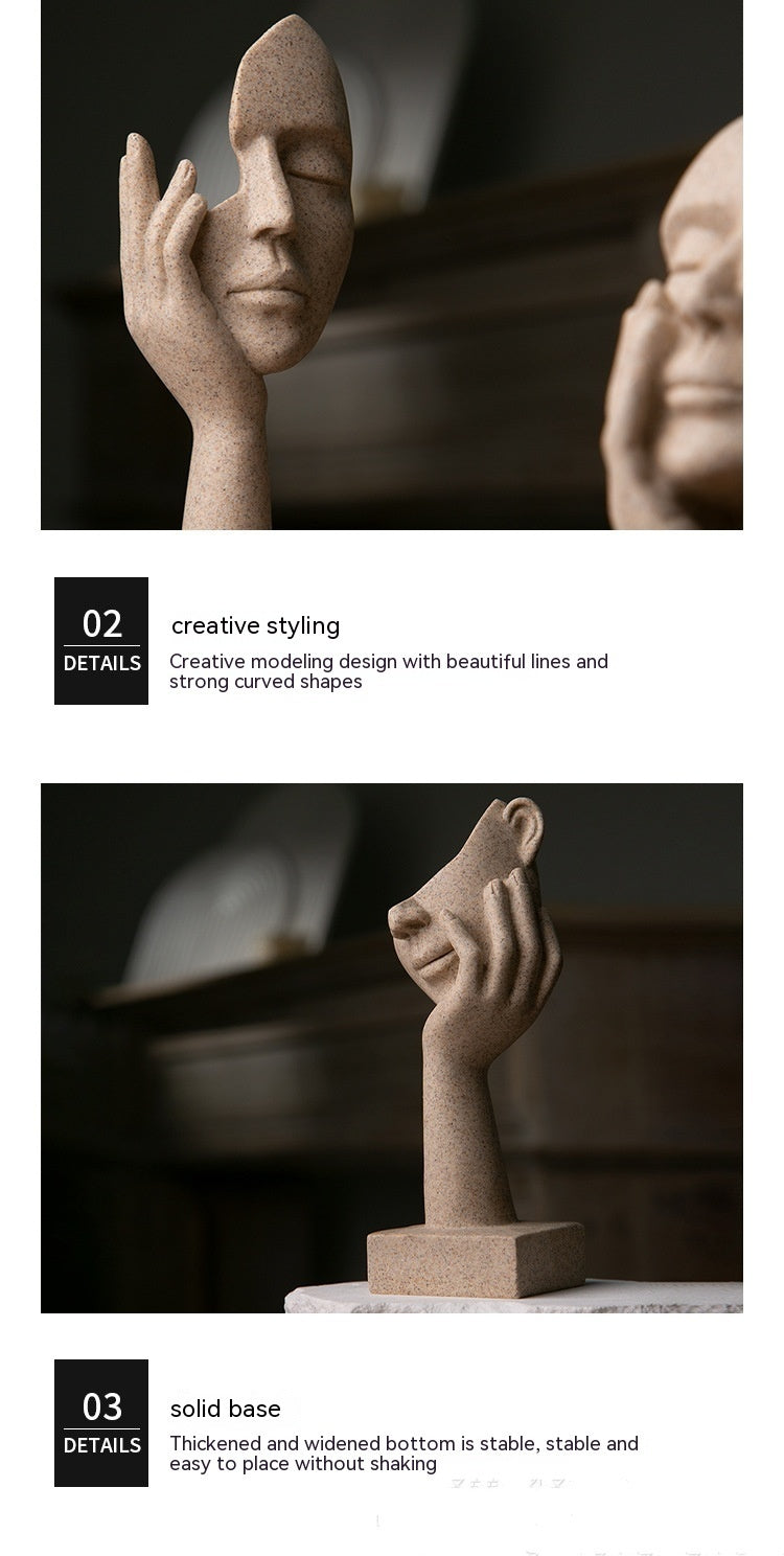 Büro-Wohnzimmer-Skulpturen