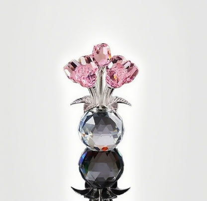 Cross-border Crystal Rose Valentine's Day Gift Living Room Home Decoration Crafts