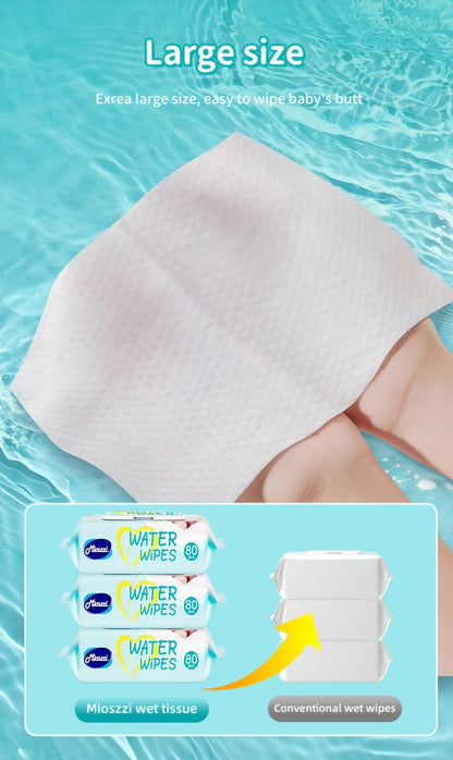 160-960 Count Baby Wet Wipes 99.9% EDI Pure Water No Fluorescent Agent Zero Additives For Sensitive Skin Newborn Can Use Aloe Vera Extrat Take Care Of Baby Skin Clean Baby Hand & Mouth Water Wipes Kids Cleansing Wipes Large P