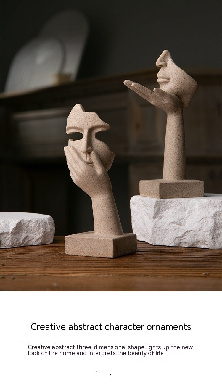 Büro-Wohnzimmer-Skulpturen